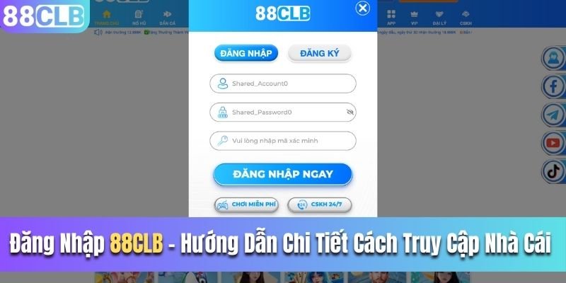 Đăng nhập 88CLB